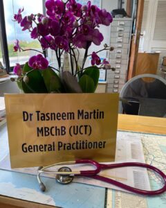 Desk Setup with Stethoscope